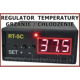 RT5C Sterownik Temperatury LCD RT-5C Grzanie/Chłodzenie