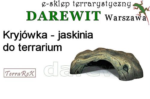 Mała jaskinia (pień drzewa) do terrarium - sklep darewit Warszawa